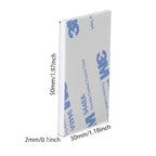 QDiShi 50PCS EVA Double Sided Adhesive Pads Pre-Cut Foam Tape 3x5cm Heavy Duty Mounting Tape White Super-Sticky Pad Waterproof Self Adhesive Pad for Home Décor & DIY Art Crafts