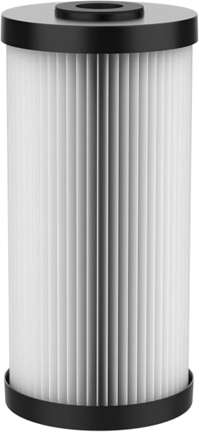 Pentair OMNIFilter TO6 Carbon Water Filter, 10-Inch, Whole House Heavy Duty Big Blue Dual Layered Pleated Sediment and Carbon Wrap Taste & Odor Replacement Cartridge, 10" x 4.5", 5 Micron