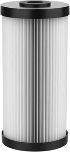 Pentair OMNIFilter TO6 Carbon Water Filter, 10-Inch, Whole House Heavy Duty Big Blue Dual Layered Pleated Sediment and Carbon Wrap Taste & Odor Replacement Cartridge, 10" x 4.5", 5 Micron
