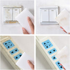 100 Pack Magic Sponge Eraser Extra Thick and Long Lasting Melamine Cleaning Sponges in Bulk - Multi Surface Power Scrubber Foam Cleaning Pads - Bathtub, Floor, Baseboard, Bathroom, Wall Cleaner