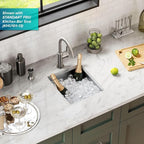 KRAUS Oletto Single Handle Kitchen Bar Faucet in Spot Free Stainless Steel, KPF-2822SFS