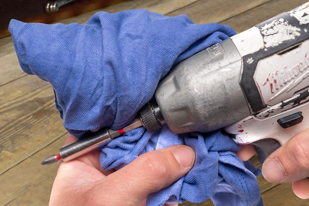 Buffalo Industries (10085PB) Recycled Multicolored T-Shirt Cloth Rags, 50 lb. bag, All-Purpose Rag for Cleaning, Paint Spills and Cleanup, Staining, Polishing, Dusting, Made from Recycled Materials