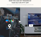 BroadLink RM4 Mini IR Universal Remote Control (2.4 GHz Wi-Fi Only), Smart Home Automation Wi-Fi Infrared Blaster for TV, AC, STB Audio, Works with Alexa, Google Home, IFTTT