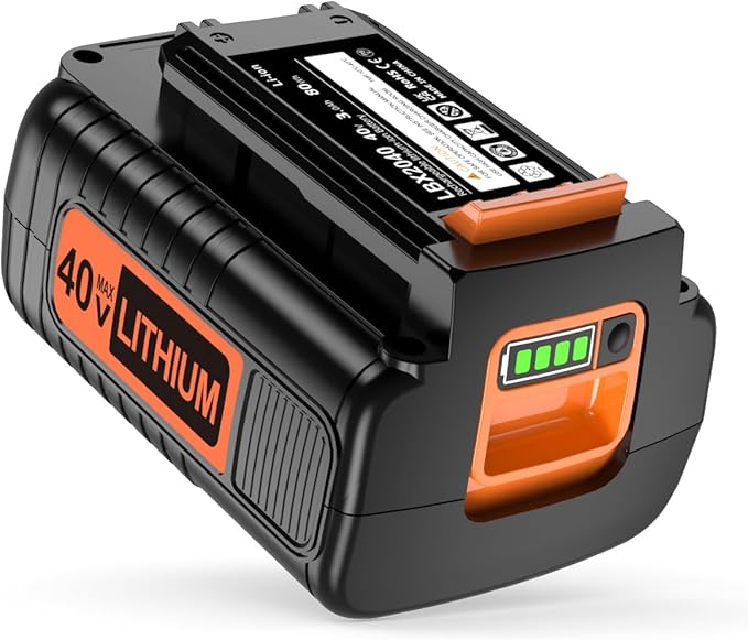 3000mAh 40V Compatible with Black and DeckerLCS1240 LST540 LBX2040 LBXR36 LBXR2036 LBX1540 LST136W Battery Compatible with All Power 40V Black and Decker Power Tools