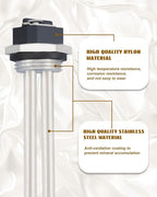 Water Heater Element 4500W 240V, Fit for AO Smith ECT 52/55/66/80/120, ECS 30/40/50, ECLN ELJN ECJN 40, ECL 30/50, E6 Electric Water Heater, Silver