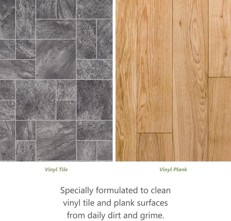 MORE Luxury Vinyl Floor Cleaner - Water-Based Surface Care Concentrate - For Kitchen and Bathroom Floors - Daily No-Rinse Cleaner - Unscented - pH Neutral - 32oz