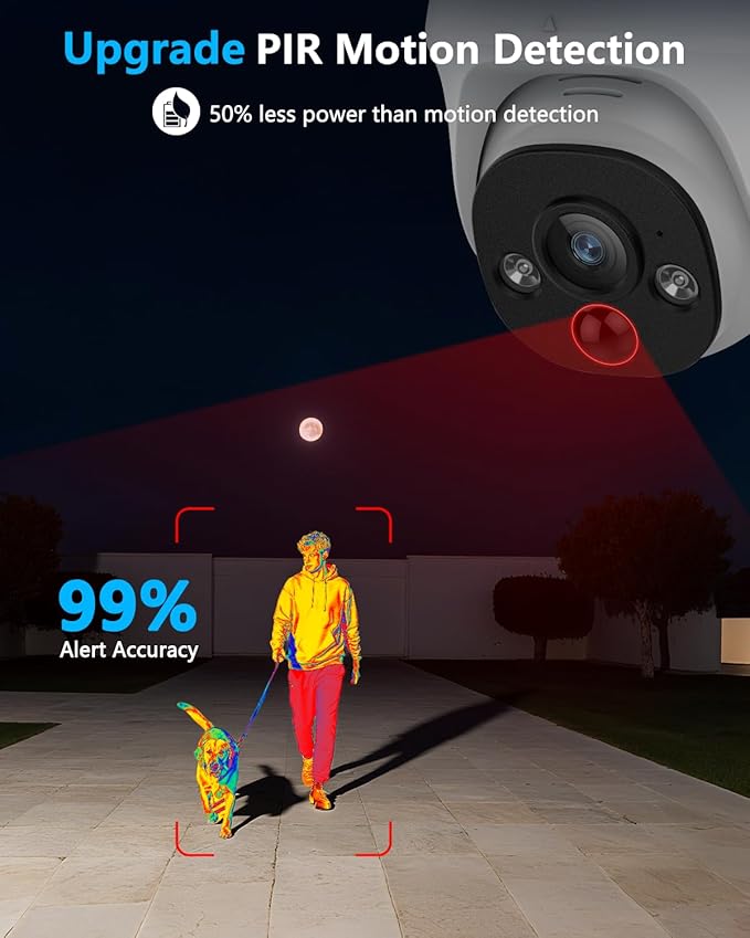 (4K HD & 130° Ultra Wide-Angle) 2-Way Audio 8MP Wired Dome PoE IP Cameras for Home Security Outdoor Camera System, 4Pcs Dome Cameras/4Pcs Bullet Camera, Smart PIR Detection