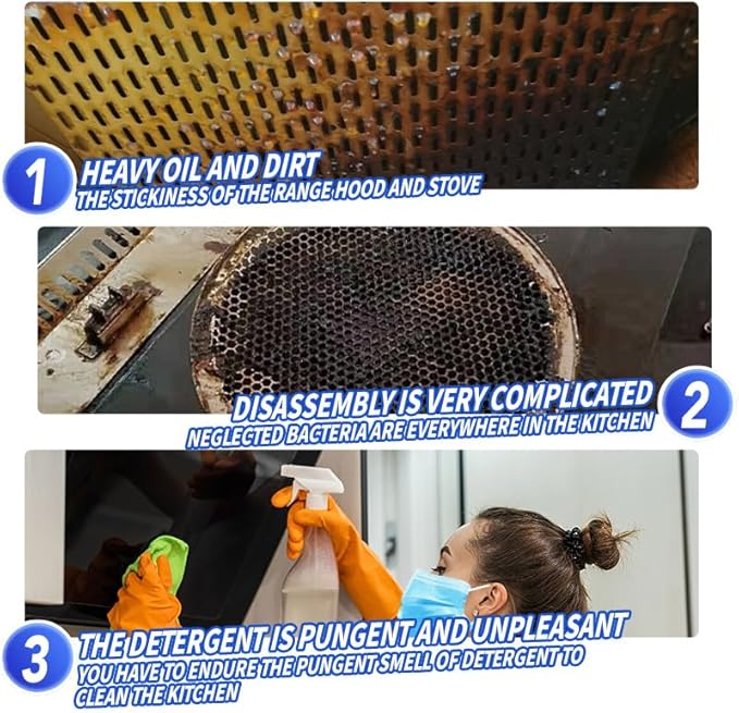 LANWEXY-heavy duty glass stove top oven bbq grill microwave cooktop cleaner spray、for outdoor grill electric stove top、non toxic fume free (1 bottle【trial pack】)