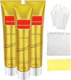 Instashine Metal Polish Cream, Ultimate Metal Polish Cream, Fixini All Metal Polish Cream, Instashine Metal Polish, Ultimate Metal Polishing Cream for Stainless Steel/Aluminum/Brass/Copper (3Pcs)