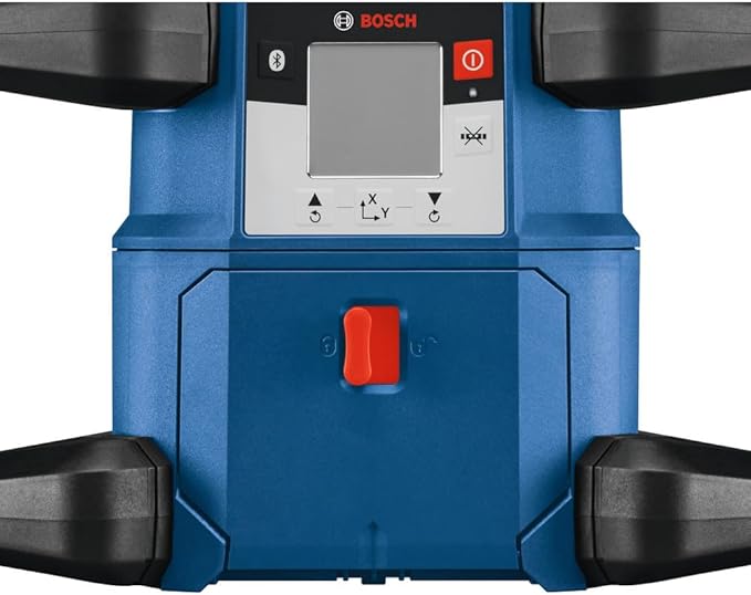 BOSCH GRL4000-80CHVK REVOLVE 18V Connected Self-Leveling Horizontal/Vertical Rotary Laser Kit, Includes CORE18V 4 Ah Battery & Charger, Tripod, Grade Rod, Receiver, Carrying Case, & Accessories