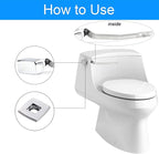 Toilet Flush Handle Replacement, Side Mount Extended Trip Lever Tank Fit for Kohler 3384/3722 Kit, Polished Chrome 10.6“ Trip Lever