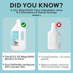 Floor Cleaning Solution,82 Fl Oz - Compatible with L10s Ultra/L20 Ultra/X50 Ultra/L10s Pro Ultra/X40 Ultra/L40 Ultra/X30 Ultra/L30 Ultra Series,Low-Foam Pet & Kid Friendly（Unscented）