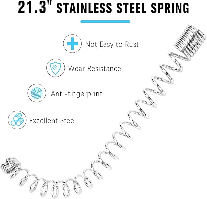 Stainless Steel Pre-Rinse Overhead Spring, Spring for Pre-Rinse Comercial Sink Faucets