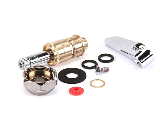 T&S Brass 012446-25 Ceramic with Check Valve and Lever Handle, Hot, Right Hand