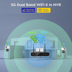 [2-in-1 CAM] XMARTO 16CH Security Camera System Outdoor Wireless, 16pcs 2-in-1 Cameras, 16CH 4K Long Range WiFi 6 Surveillance DVR NVR Kit, Pan Tilt Zoom 4MP QHD Home CCTV Camera Set w. 1TB Hard Disk