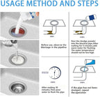 (2PCS) Wild Tornado Sink & Drain Cleaner Powder - Pipeline Dredging Agent for Kitchen & Bathroom, Suitable For All Sewers