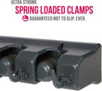 EXTRA GRIP Mop & Broom Holder Wall Mount - Wall Hanging Garden Tool & Utility Closet Organizer, Mop & Broom Hook, Broom Hanger Wall Mount, Mop Broom Organizer, Wall Mounted Broom Rack Mop Storage