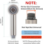 kitchen faucet head replacement,G1/2 or 13/16inch Pull Out Sprayer Head for Kitchen Sink 2-Function Faucet Spray Head Replacement parts Brushed Nickel