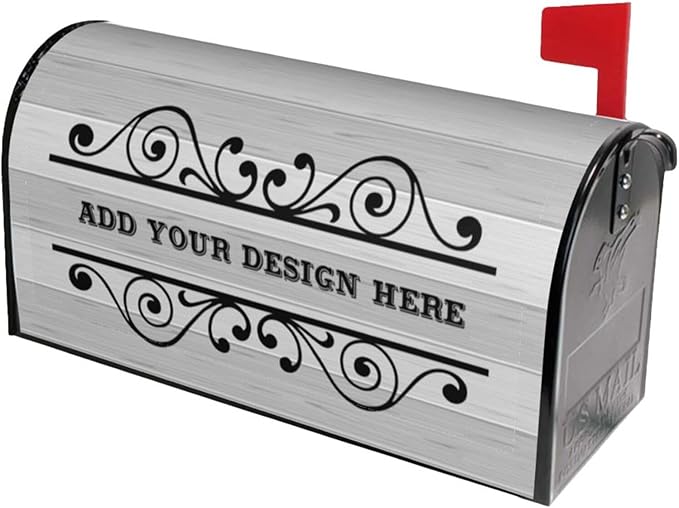 Custom Personalized Mailbox Covers Add Photo Picture Family Name House Address Text Magnetic Mail Cover for Home Garden Yard-10
