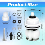 RP32104 Shower Cartridge Compatible with Delta Monitor 1700 Series (1998-2005) Showers, for Delta Monitor Shower Cartridge, for Delta Shower Faucet Cartridge Assembly / RP32104 Tub Valve