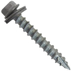 #14 Metal ROOFING SCREWS: (250) Screws x 1-1/2" CHARCOAL Hex Washer Head Sheet Metal Roof Screw. Self starting/tapping EPDM washer. Colored head for corrugated roofing