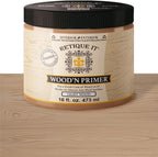 Retique It Wood'n Primer - Paint it then stain it - Stainable Wood Fiber Paint (Light Wood, Medium)