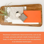 Country Chic All-in-One Chalk Paint for Furniture, Cabinets, Home Decor, Eco-Friendly, Matte Finish, Built-In Primer & Top Coat for Wood, Metal - Persimmon (Orange) - 4 oz (118 ml)