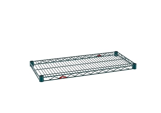 METRO Super Erecta 1430NK3 Industrial Wire Shelf, Metroseal Green Epoxy, 14" x 30"