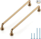 JOY DECOR Cabinet Pulls – 6-1/4 Inch Hole Center, Champagne Bronze, 2 Pack, Zinc Alloy Cabinet Handles for Drawers & Cupboard – Vintage Style Hardware for Kitchen, Bathroom, Dresser