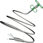 76 inch Drain Clog Remover，Drain Snake - Flexible Grabber Claw Pick Up Reacher Tool for Home Sink, Bathroom Tub,Drain, Toilet, Tight Spaces