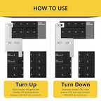 Generator Interlock Kit Compatible with GE General Electeric Vertical Main 150 and 200 Amp Panels,2 1/4"" Spacing Between Main and Branch Breakers,for Home Safety Interlock Kit