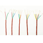 18/5 100ft Thermostat Wire - Solid Copper 18 Gauge 5 Conductors Power Circuit Cable for Heating & air Conditioning Equipment, doorbells and Other Indoor/Outdoor Low Voltage Applications Use