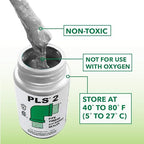 Gasoila Premium Pipe Thread & Gasket Sealer, Lead-Free Non-Hardening Paste, Safe for Iron, Stainless Steel, Plastics, -100 to 600°F, 1 Pint with Brush, for Industrial & High-Pressure Applications