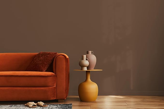 EVOLVE Paint & Primer: Environment-friendly, Low Sheen with One-coat Coverage for Interior & Exterior surfaces (Bark Brown, 5-Gallon)