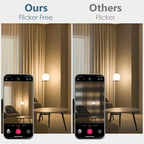 A19 LED Light Bulbs 60 Watt Equivalent, 90 CRI, Dimmable, Warm White 3000K, 760 Lumens, E26 Base, 120V, 8W LED Bulbs for Bedroom Living Room, 8-Pack