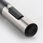 SUMERAIN Deck Mounted Kitchen Faucet with Pull-Down Sprayer, Dual Spray Mode Kitchen Sink Faucet in Brushed Nickel