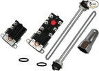 Upgraded Z EWH-03 Electric Water Heater Repair Kit - UL Certified | Fits A O Simith Ken-more Whhirl-pool with Upper & Lower Thermostats,Heating Elements,Water Heater Parts,Wrench Included