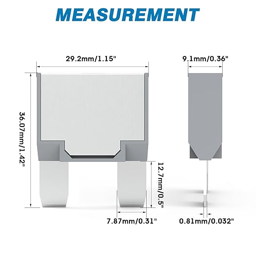 GLOSO Maxi Blade Circuit Breaker 25A AMP, T1 Auto Reset (25A)