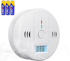 1 Pack Carbon Monoxide Detectors Battery Powered, Carbon Monoxide Alarm with LED Digital Display, CO Alarm with Human Alarm Sounds and Test Button for Home Kitchen Restaurant Hotel Office