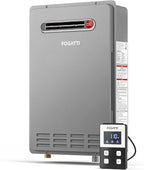 FOGATTI Propane Gas Tankless Water Heater Outdoor - Max 8.1 GPM 180,000 BTU, CSA Certified Compact Design On Demand Instant Hot Water Heater - Instagas Comfort 180S Series