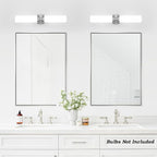 Wall Sconces Set of Two, Brushed Nickel Gold Bathroom Sconces Wall Lighting with Milky White Glass, Modern Sconces Wall Decor Set of 2 Bathroom Light Fixtures for Mirror Living Room Bedroom