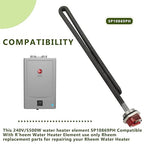 SP10869PH 5500W Water Heater Element Replacement for Rheem,Fit for Rheem Richmond General A.O.Smith Ruudheaters Water Heater Element,Replaces SP10552PH,SP10872PL,UV12905 Heater Element.(2PCS)