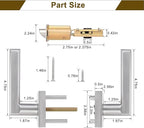 HOSOM 6 Pack Interior Door Levers Passage Door Handles Heavy Duty No Locking Door Handle Set for Hallway, Closet Doors, Satin Nickel Finished with Square Plate