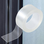 Transparent Window Weather Sealing Tape 2inch*33ft Weather Stripping Residue-Free Clear Window Insulation Tape for Doors Windows and Shower Glass Gaps