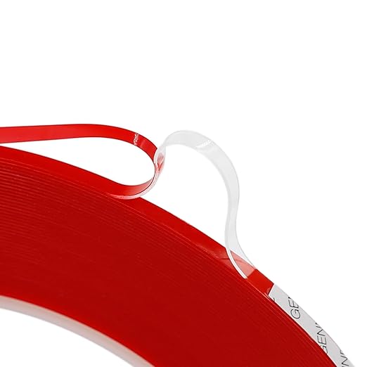 Clear Double Sided Tape, 3mm x 15M (0.12in x 50Ft), 0.5mm Thickness, Mounting Tape, Transparent Strong Acrylic Adhesive Tape for Cell Phone Camera Laptop LCD Strips Screen Repair