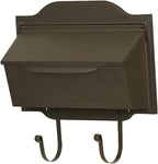 Special Lite Contemporary Horizontal Wall Mount Mailbox - Mocha Aluminum Mailbox for Wall Mount - SHC-1002-MOC