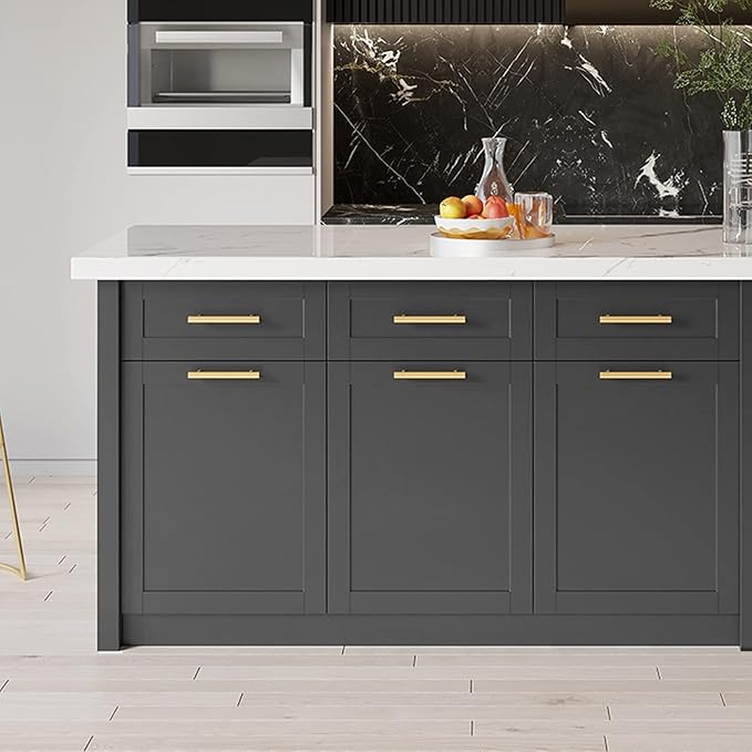 DWIL Matte Finish Furniture Paint - 5 Oz Wood Paint for Cabinets, Doors, Tables, and Dressers Refinishing - Water-Based, Non-Toxic & Odorless, Easy to Apply(Anthracite Gray)-Trial Pack