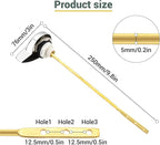 Toilet Flush Handle Replacement Side Mount Compatible with TOTO THU004 - CP Toilet Tank Flush, Replacement Kit Easy Install Toilet Repair