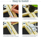 Sliding Window Sash Locks White ZUONAI 8 Pack Cam Sash Locks for Double Hung Window Latch Lock Security Vinyl Window Sash Lock and Keeper Replacement for Vertical and Horizontal Sliding Windows