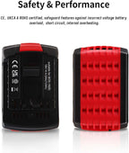 BAT609 Battery, 18V 5.0Ah Li-ion Battery Replace for Bosch 18V Cordless Power Tools Extended Batteries